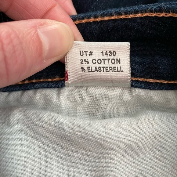 J Brand The Doll High Waisted Flare Bell Bottom Dark Wash Denim Jeans Women’s 28 - Picture 10 of 16